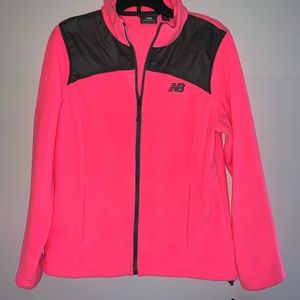 NWT:Women’s New Balance Neon Pink Fleece Jacket